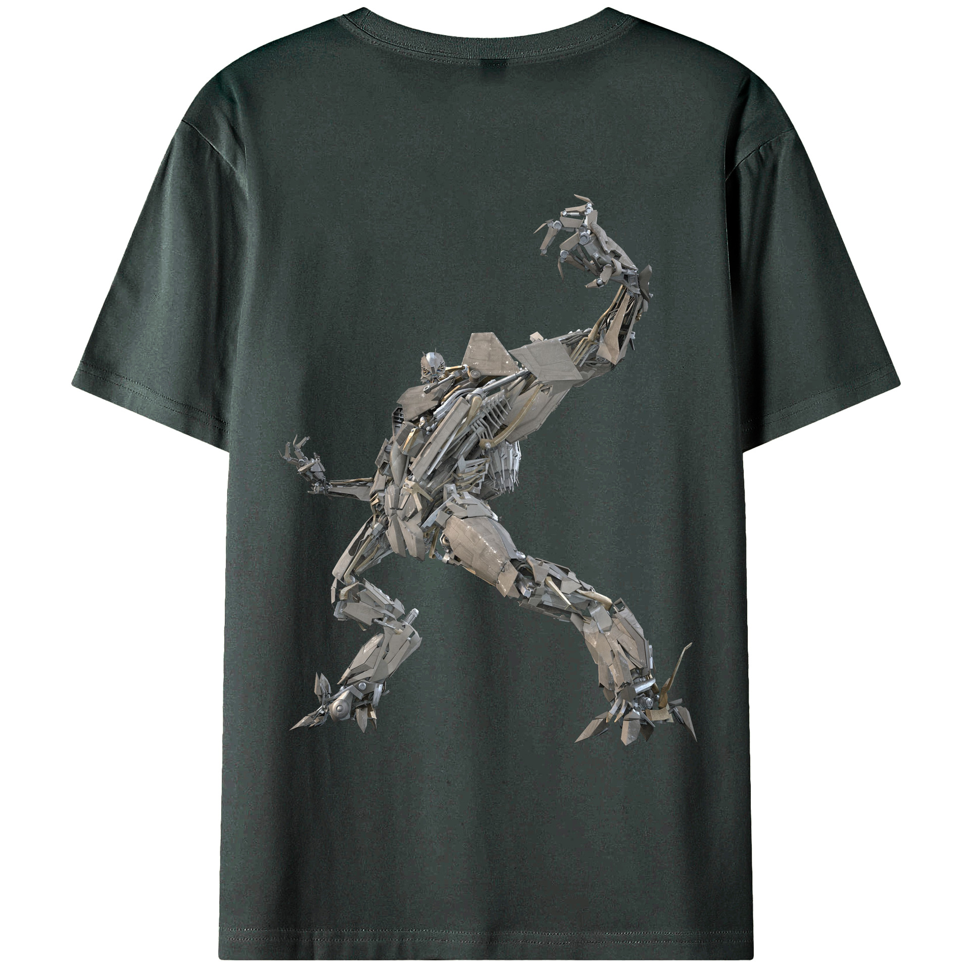 （画像用）  綿100％ メンズ半袖Tシャツ（バックプリント） 通気性